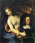 Giovanni Domenico Cerrini Allegory of Painting. oil on canvas